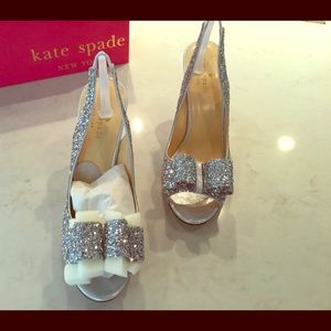 Kate Spade Silver Charm Heel